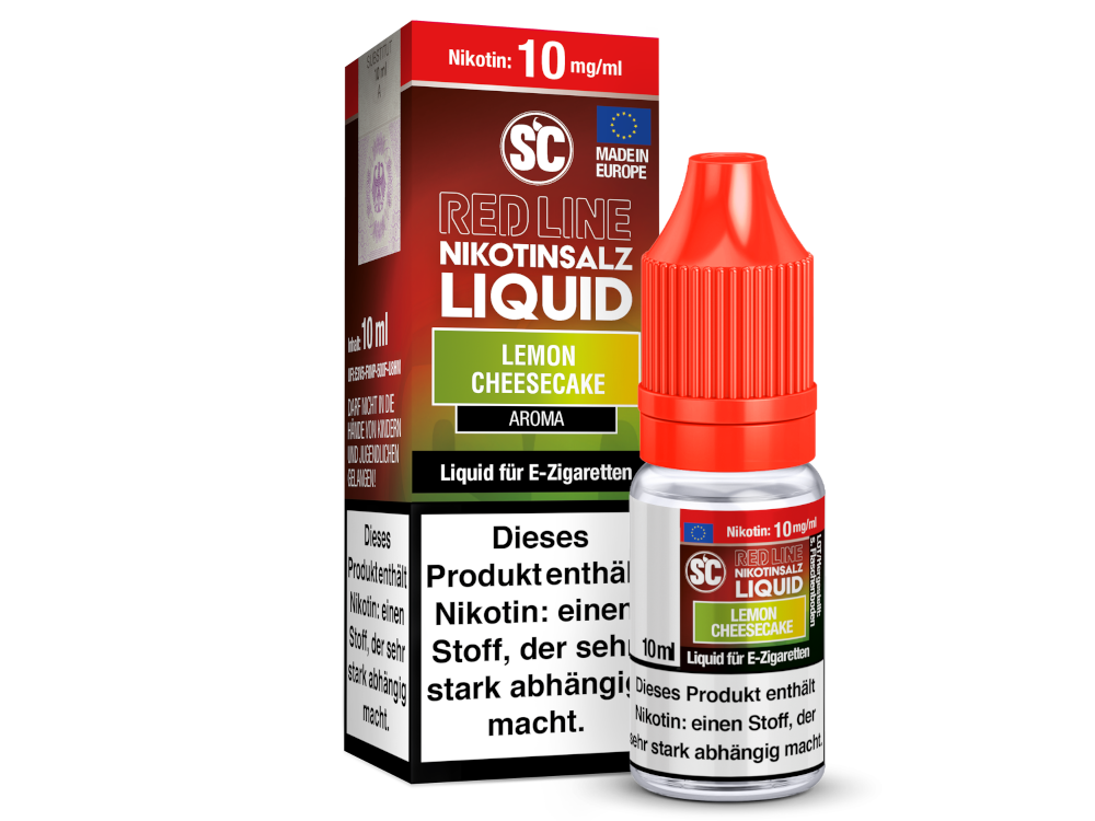 SC - Red Line - Lemon Cheesecake - Nikotinsalz Liquid