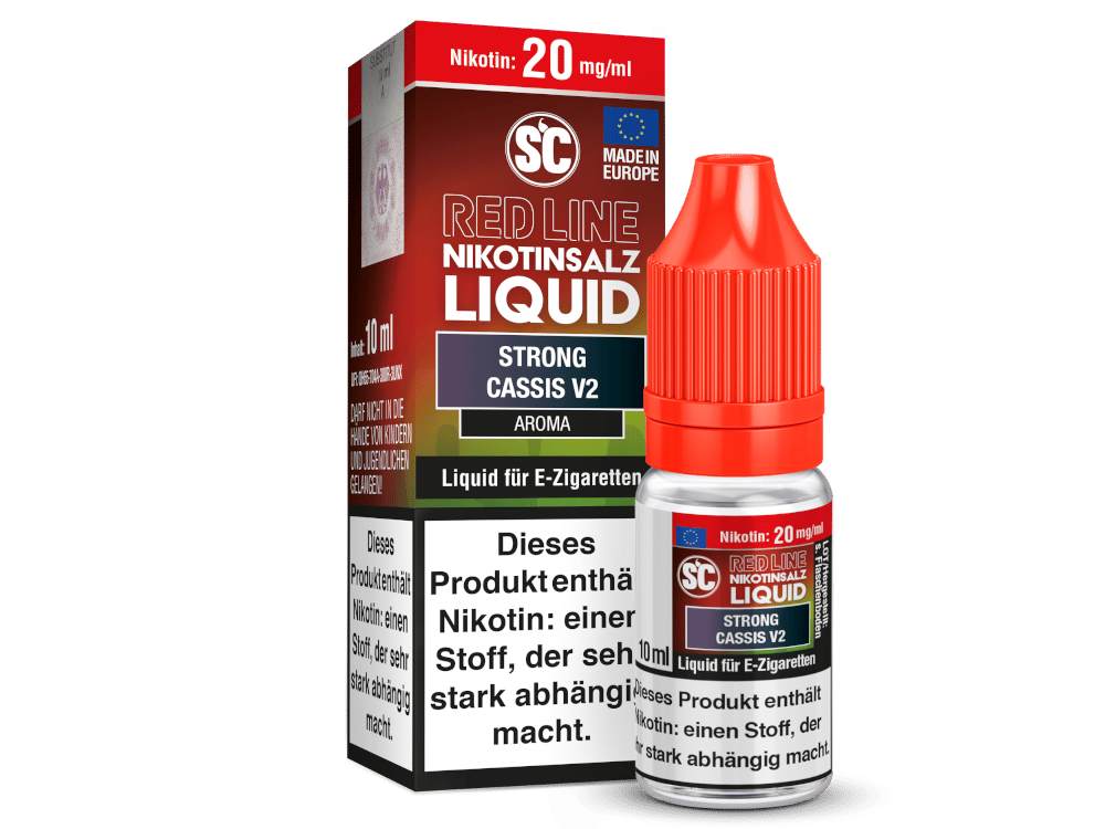 SC - Red Line - Strong Cassis V2 - Nikotinsalz Liquid