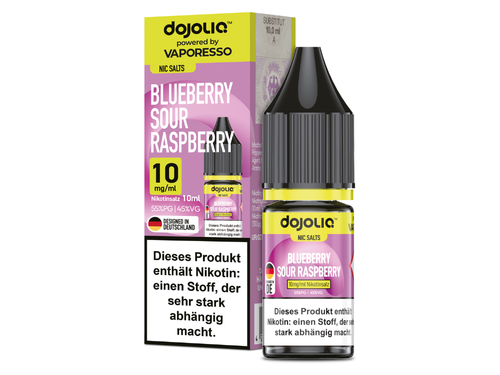 Vaporesso - Dojoliq - Blueberry Sour Raspberry - Nikotinsalz Liquid