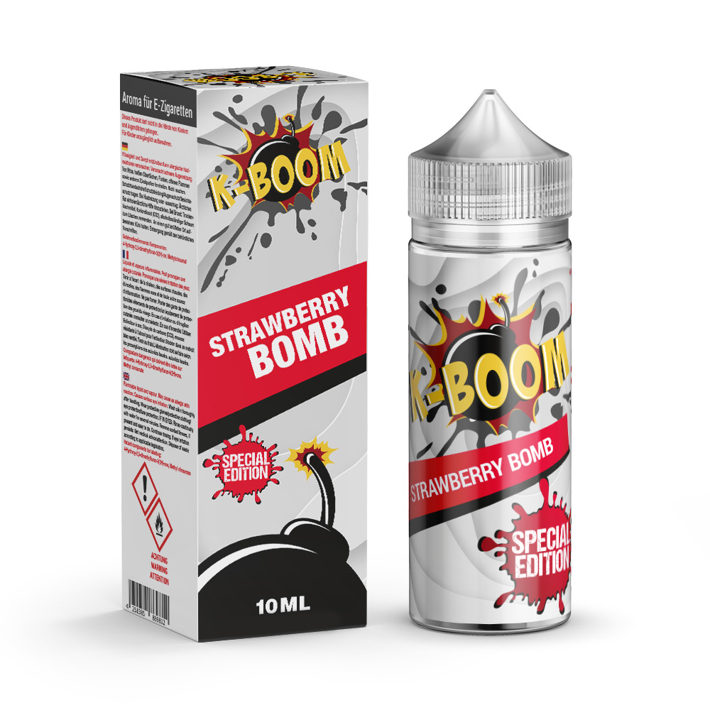 K-Boom Aroma - Strawberry Bomb - 10ml/120ml - Aromen