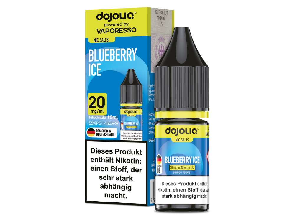 Vaporesso - Dojoliq - Blueberry Ice - Nikotinsalz Liquid