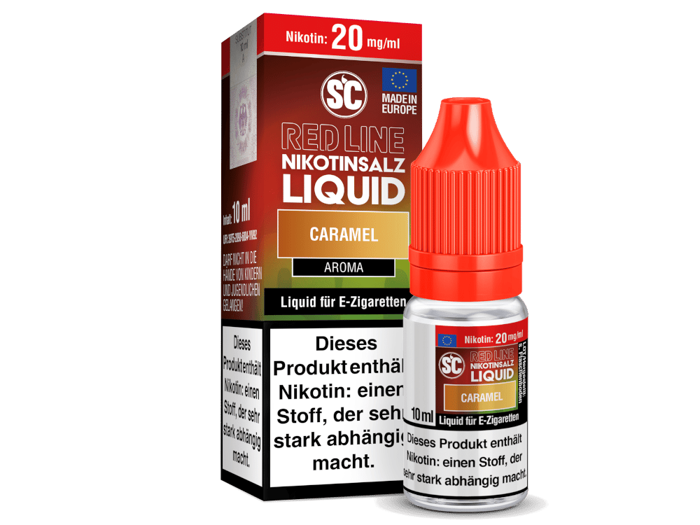 SC - Red Line - Caramel - Nikotinsalz Liquid