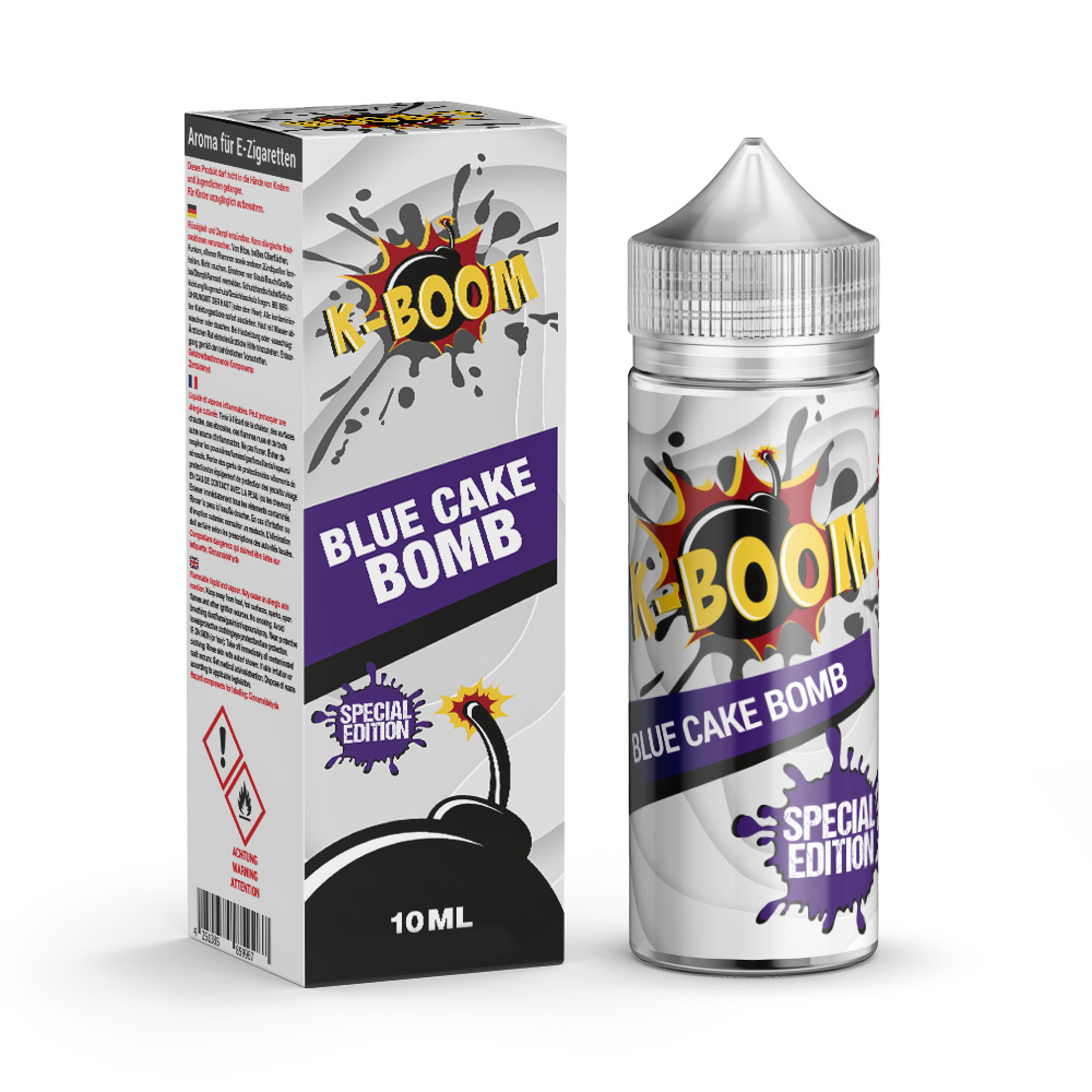 K-Boom Aroma - Blue Cake Bomb - 10ml/120ml - Aromen