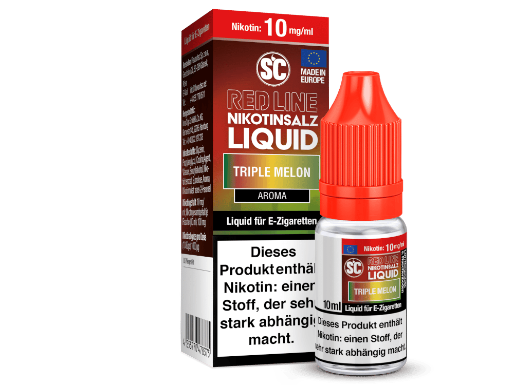 SC - Red Line - Triple Melon - Nikotinsalz Liquid