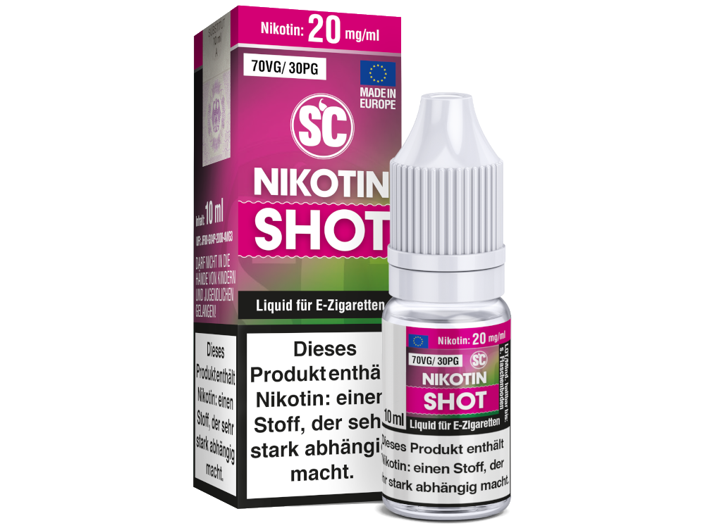 SC - 10 ml Nikotin Shot 70VG/30PG