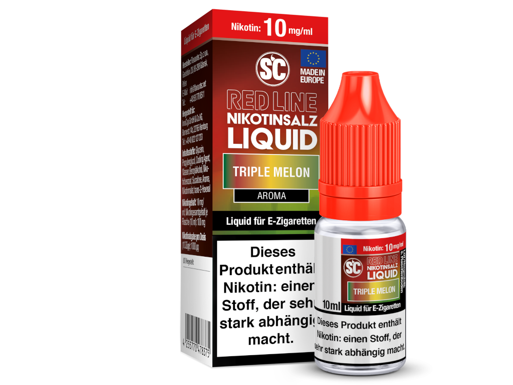 SC - Red Line - Triple Melon - Nikotinsalz Liquid