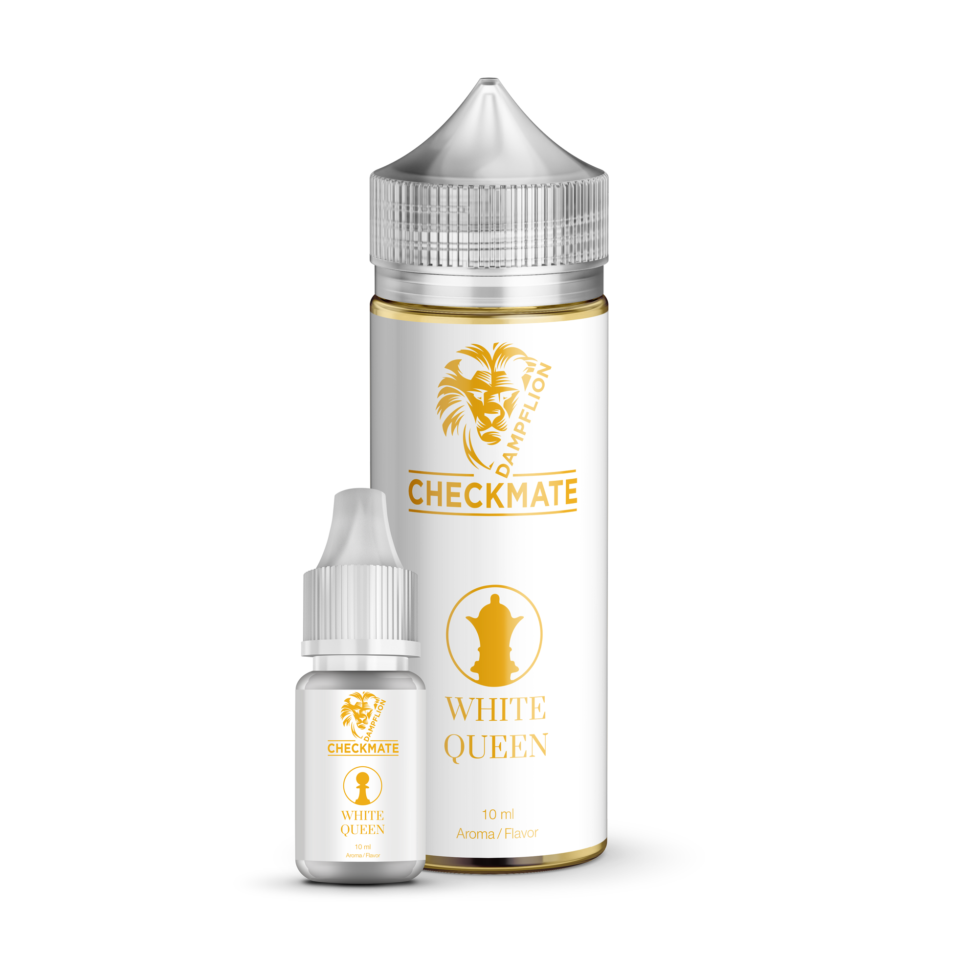 Dampflion Checkmate Aroma - White Queen - 10ml/120ml - Aromen