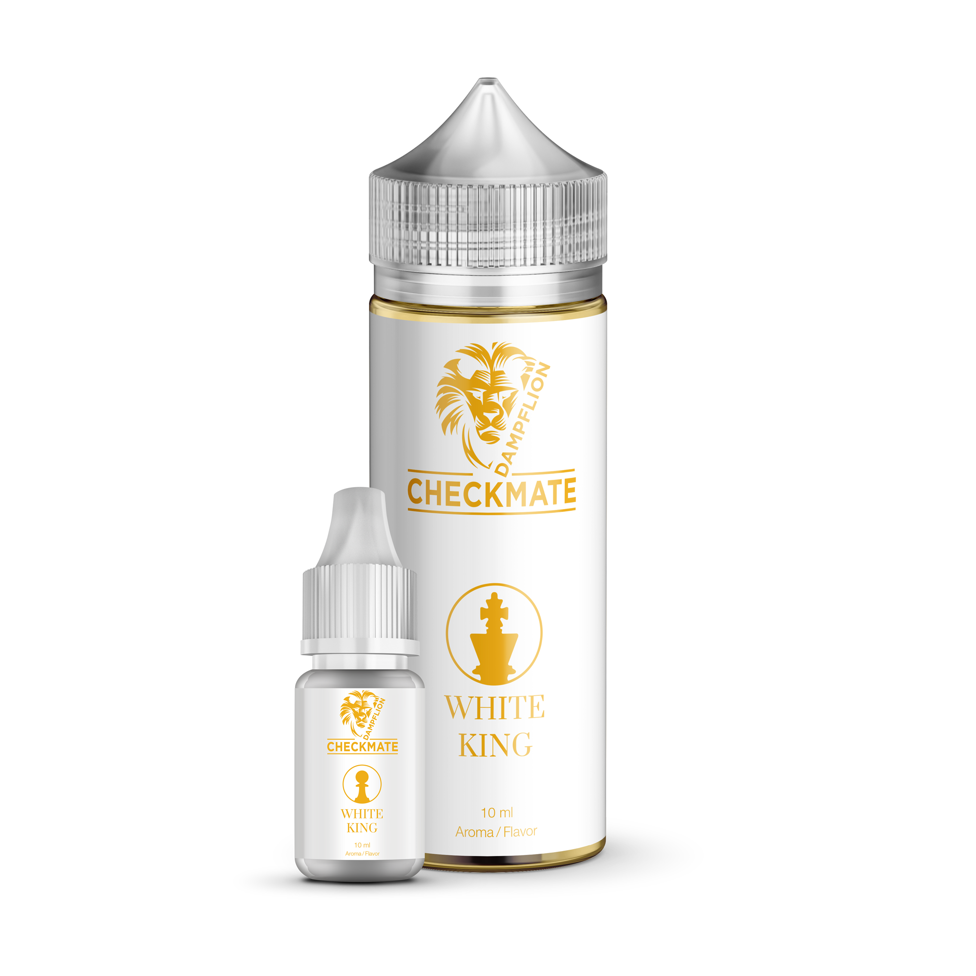 Dampflion Checkmate Aroma - White King - 10ml/120ml - Aromen