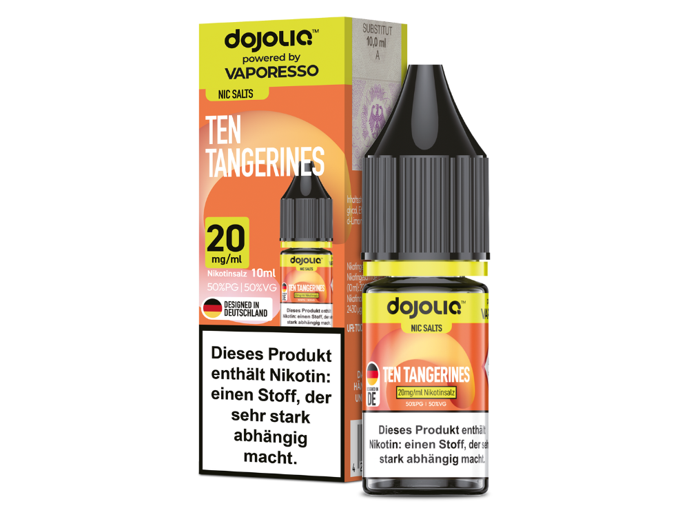 Vaporesso - Dojoliq - Ten Tangerines - Nikotinsalz Liquid